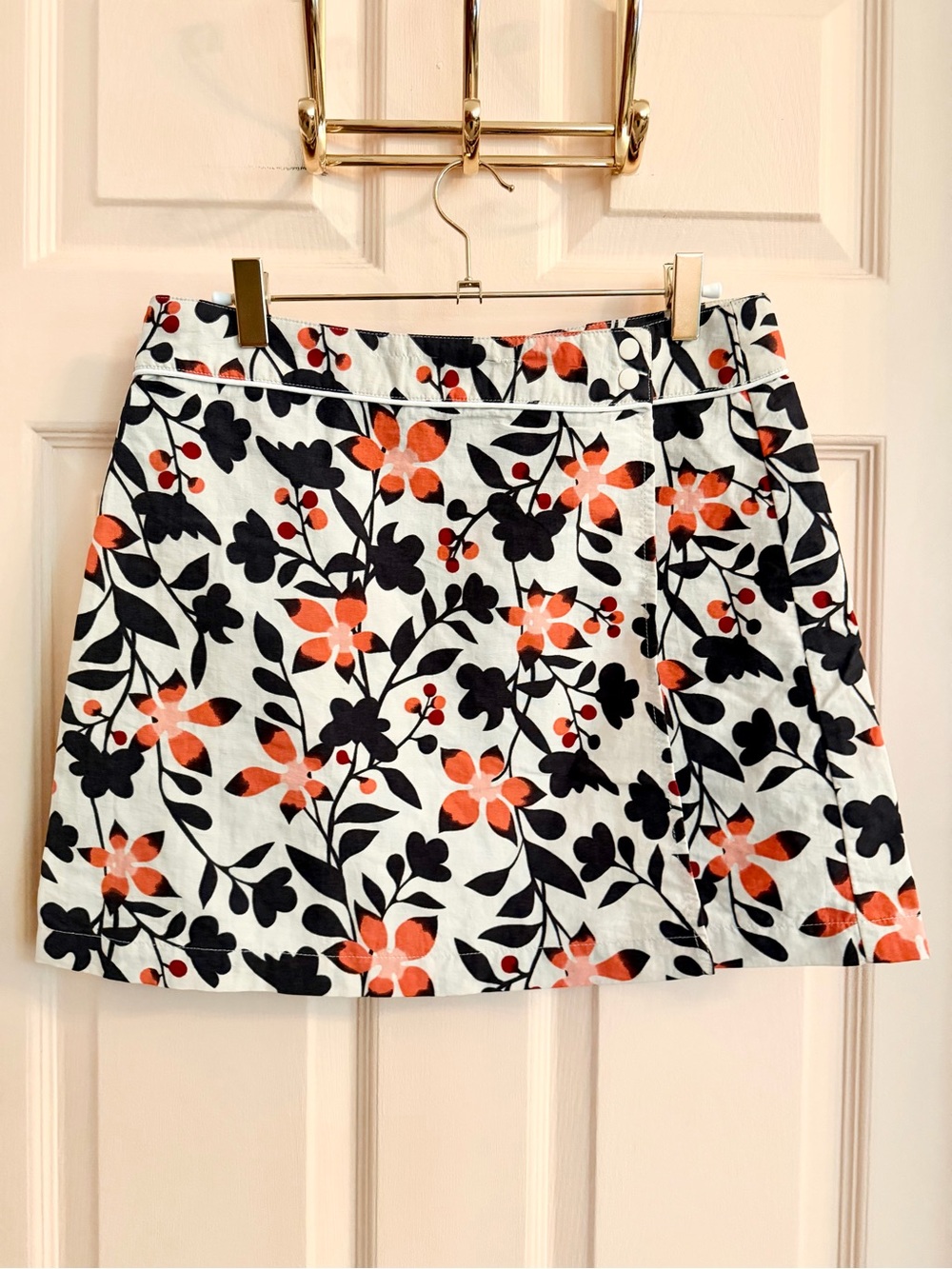 Orange floral Patagonia skirt